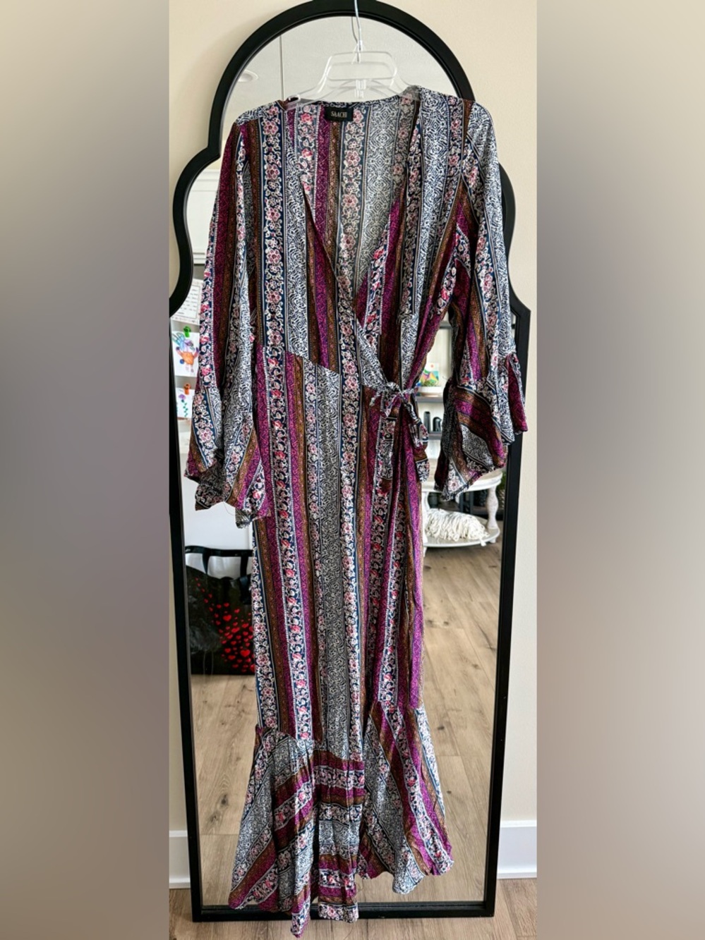 SAACHI Floral Wrap Dress
